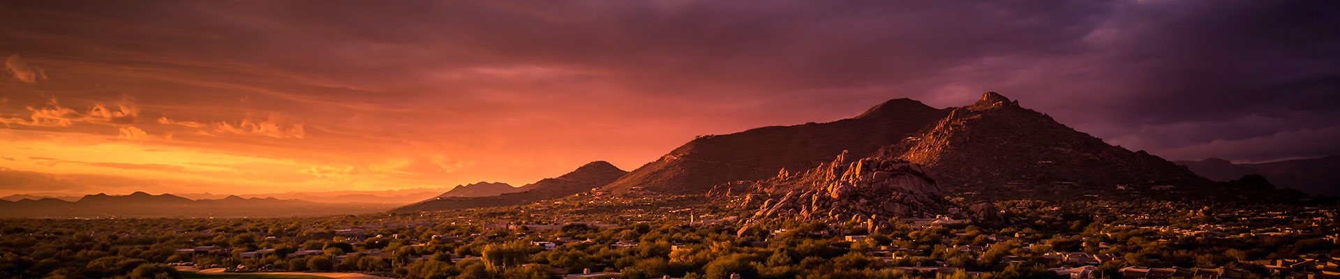 mountain sunset